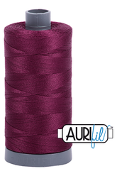 Aurifil Mako 28wt Cotton 750 m 820 yd. spool - 4030 Plum